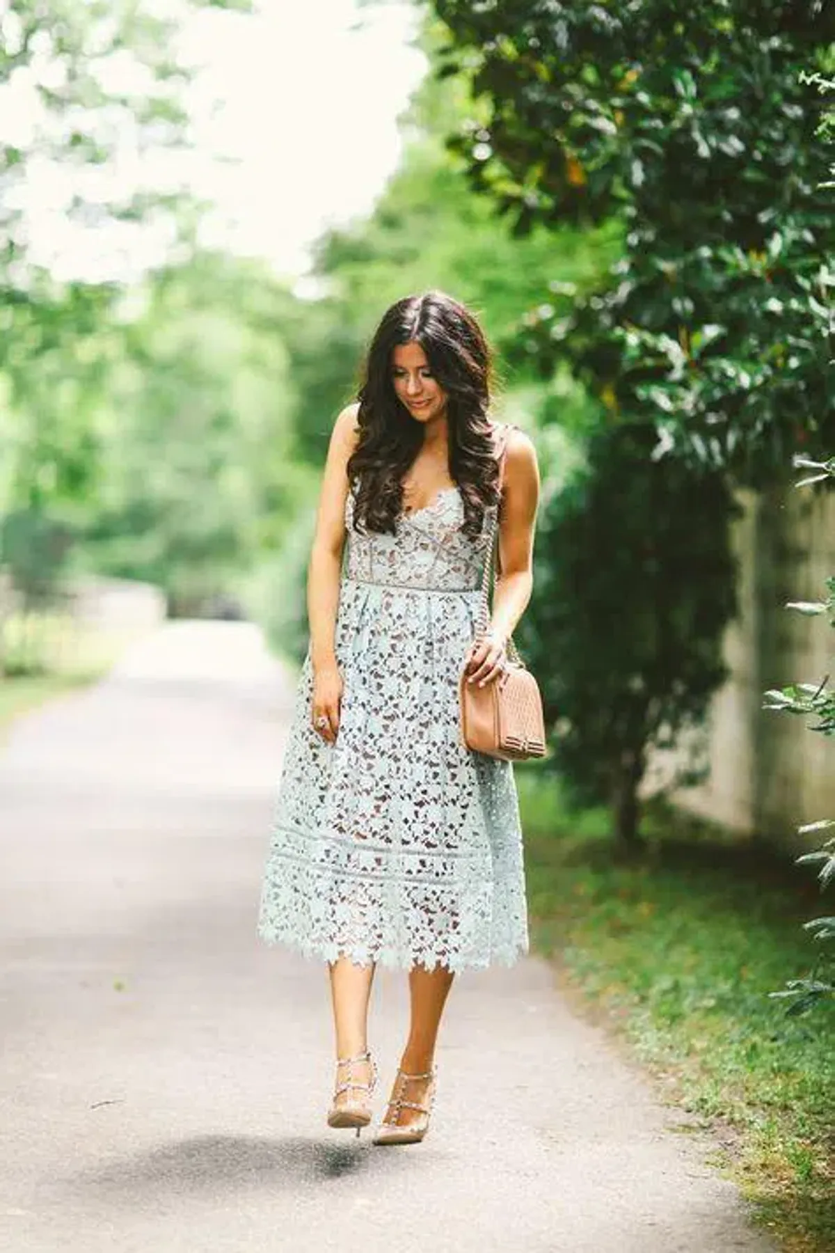 Self Portrait Azaela Midi Dress Mint Size 8 - Image 4