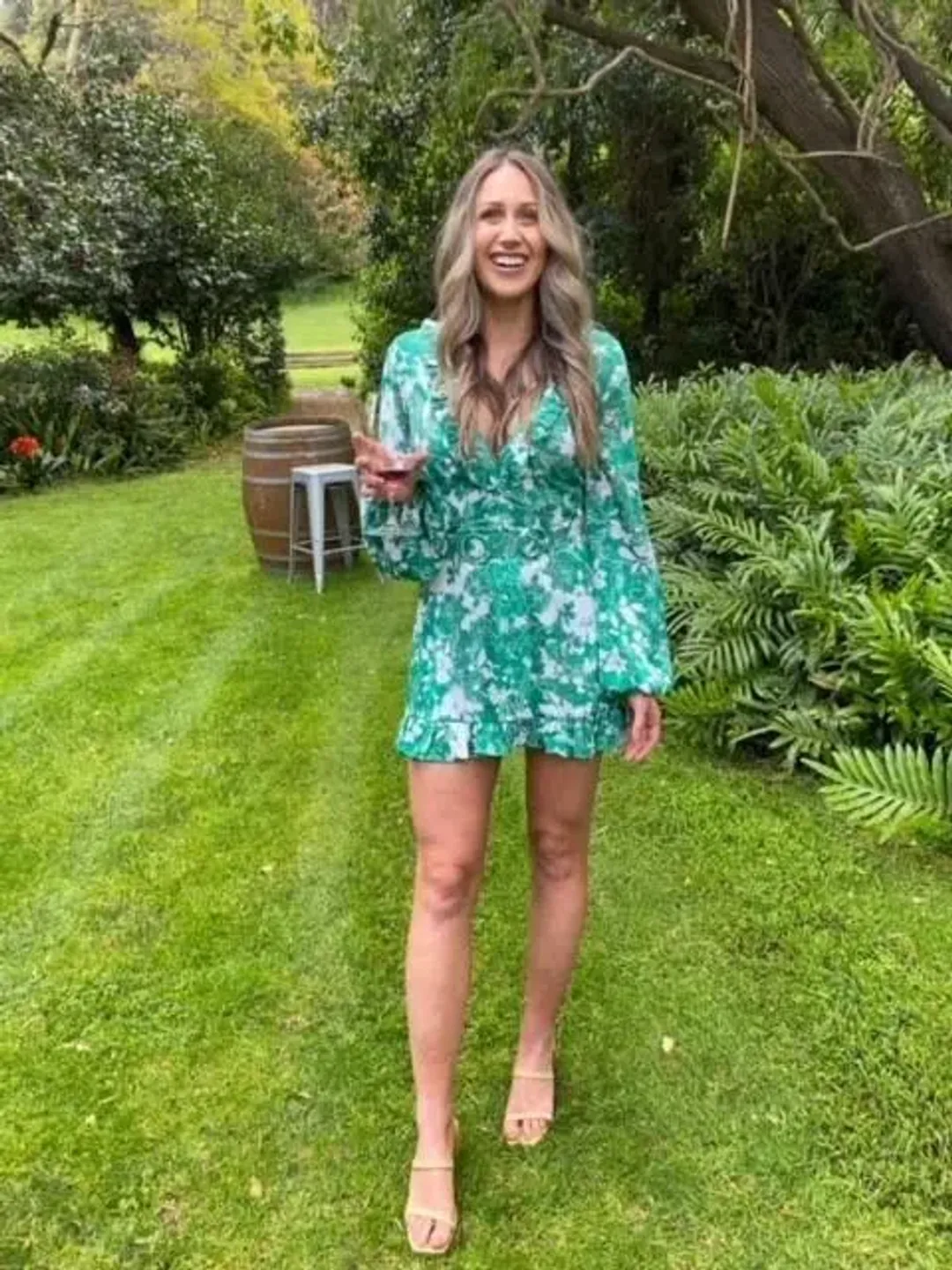 Alexis Green Cerca Dress* for rent on The Volte - main image