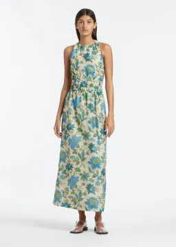 Sir The Label Celia Cross Back Gown Marguerite Floral Print Size 8 for rent on The Volte - image 1