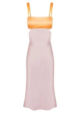 Hansen & Gretel Felicity Dress In Apricot/Lilac Size 6 for rent on The Volte - image 5