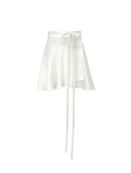 ORSEUND IRIS Ballerina Wrap Skirt & Drop Shoulder Top Set, Ivory for rent on The Volte - image 7