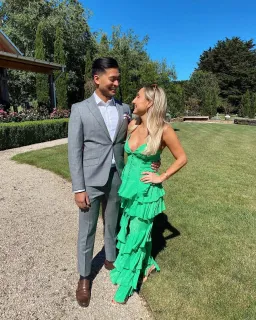 Barcelona Maxi Dress Emerald Green Size AU 6 for rent on The Volte - image 5