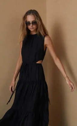 Bec & Bridge Henriette Maxi Dress Black Size 8 for rent on The Volte - image 2
