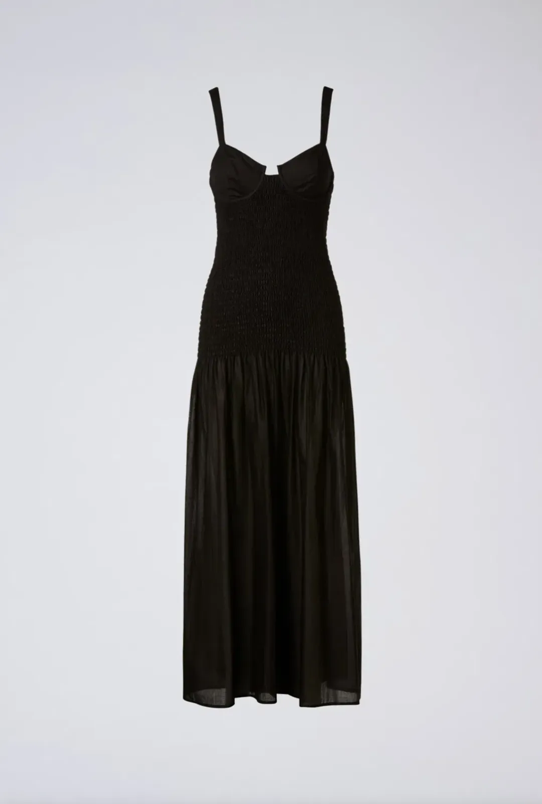 Scanlan Theodore Black Cotton Bralette Dress Size 8 for rent on The Volte - main image