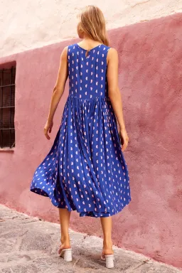Mister Zimi Zoe Midi Dress In Luna Rosa Size 8 for rent on The Volte - image 3