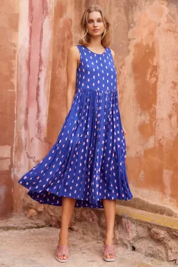 Mister Zimi Zoe Midi Dress In Luna Rosa Size 8 for rent on The Volte - image 2