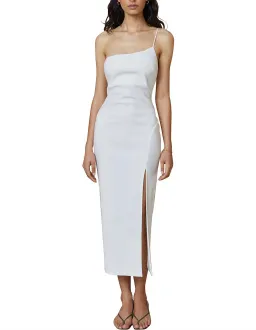 Bec & Bridge Fleur Asymmetric Midi Dress Ivory Size 6 for rent on The Volte - image 1