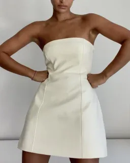 SIR. The Label - Macro Strapless Mini Dress Size 6 for rent on The Volte - image 3