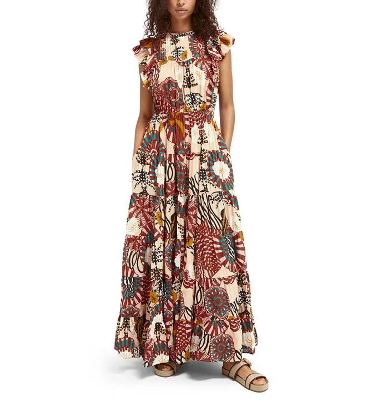 Scotch & Soda Printed Dress for rent on The Volte - main image
