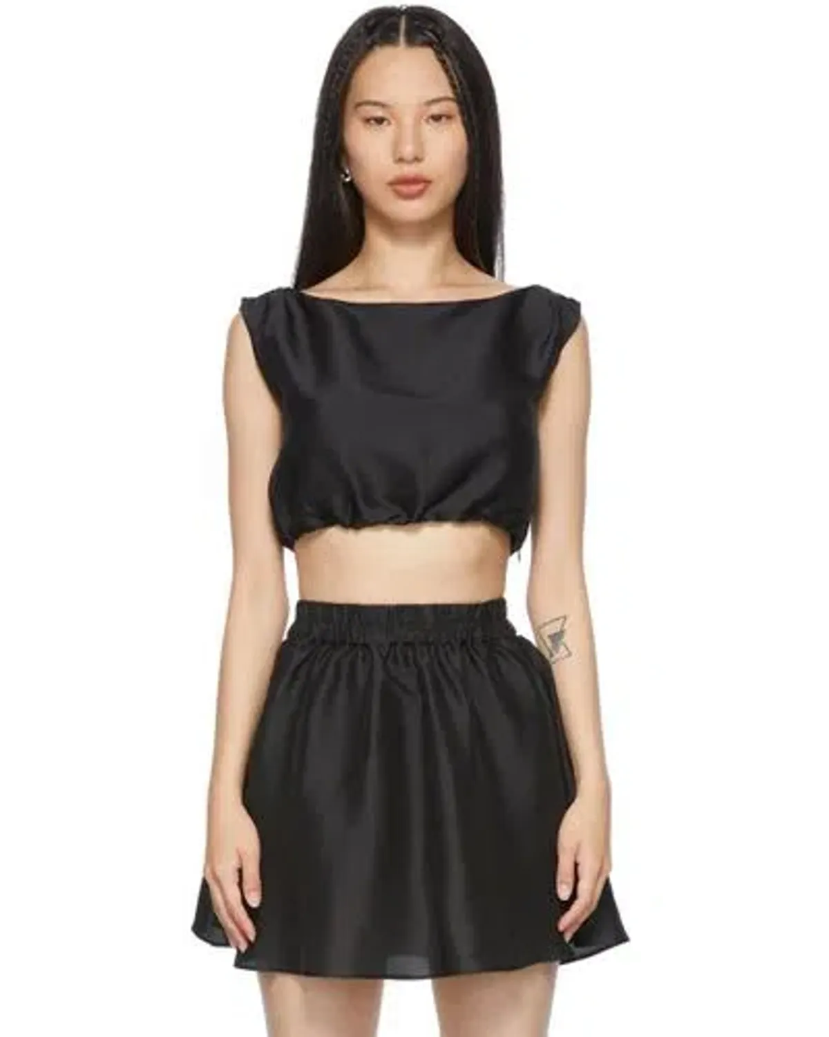 Sir the Label Vivienne Top Black Size 2 - Image 1