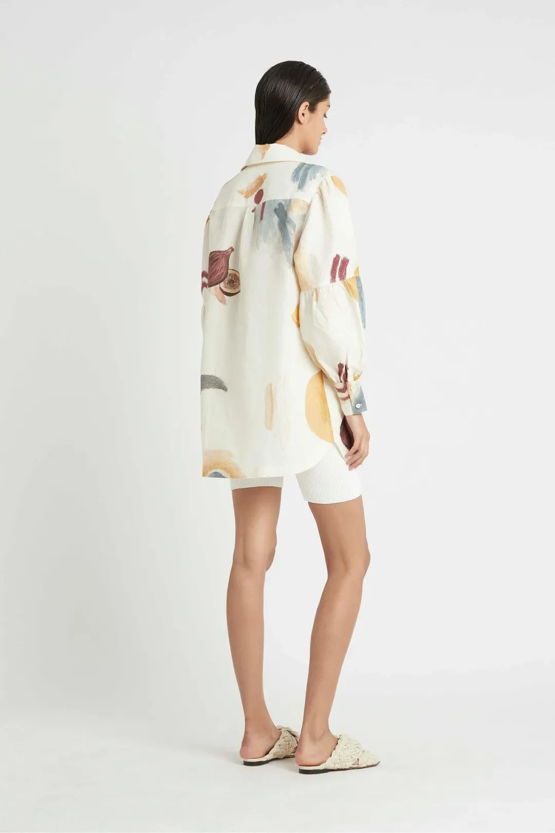 Sir the Label Martine Shirt Dress Print Size 2 / AU 10 for rent on The Volte - main image