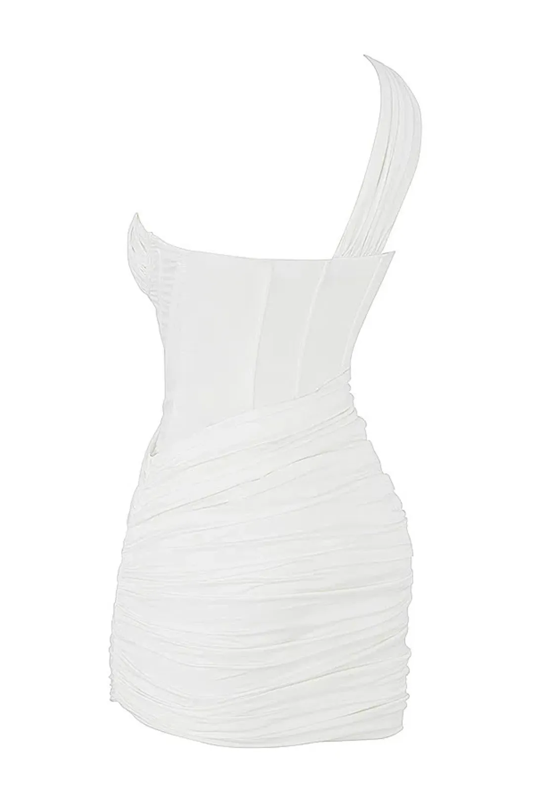 House of CB Clementine Cut Out Mini Dress White Size Small / Au 8 for rent on The Volte - main image