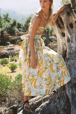 Steele Peta Allegro Midi Skirt & Crop Set Size Medium for rent on The Volte - image 4