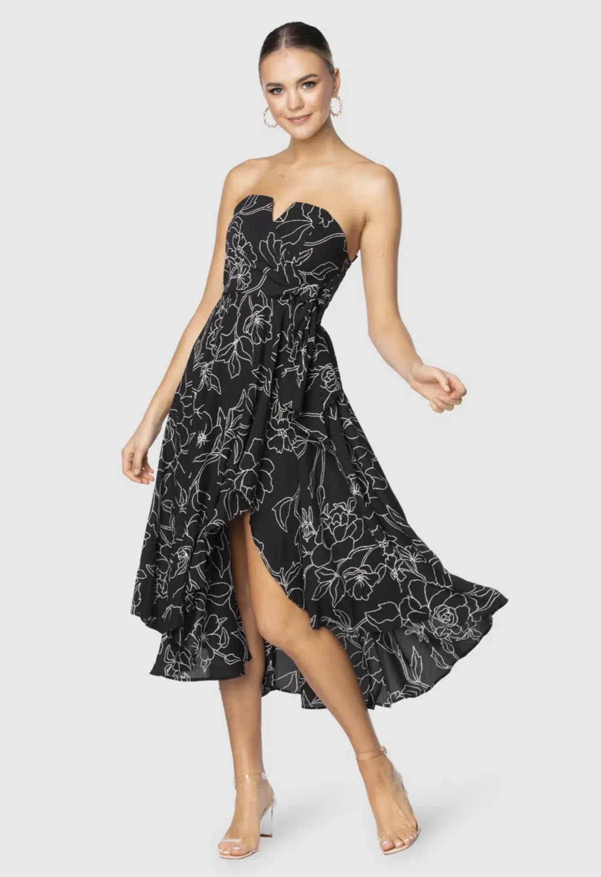 Pilgrim Black Carly dress Size 8 for rent on The Volte - main image