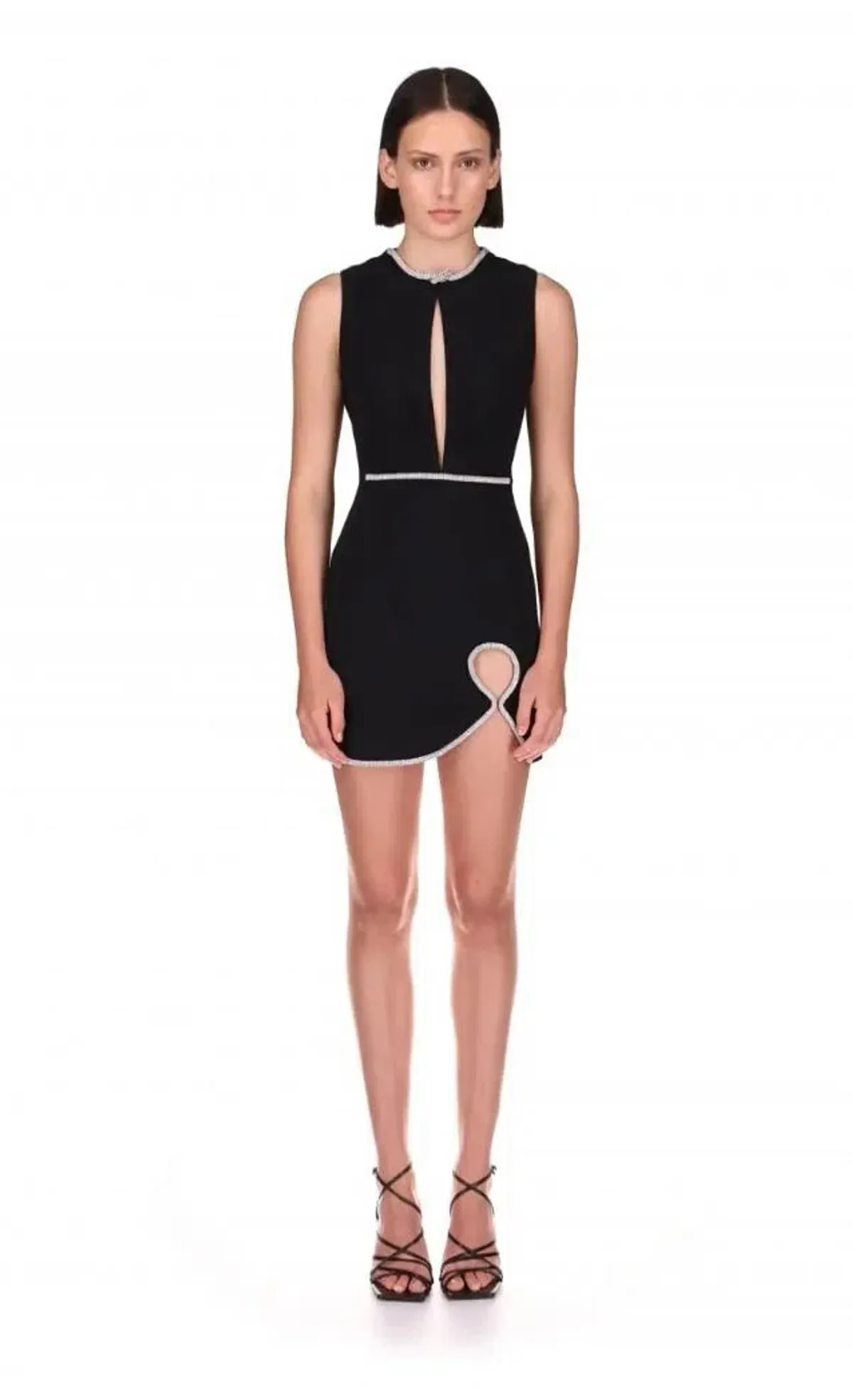 Nicola Finetti Carla Dress Black for rent on The Volte - main image