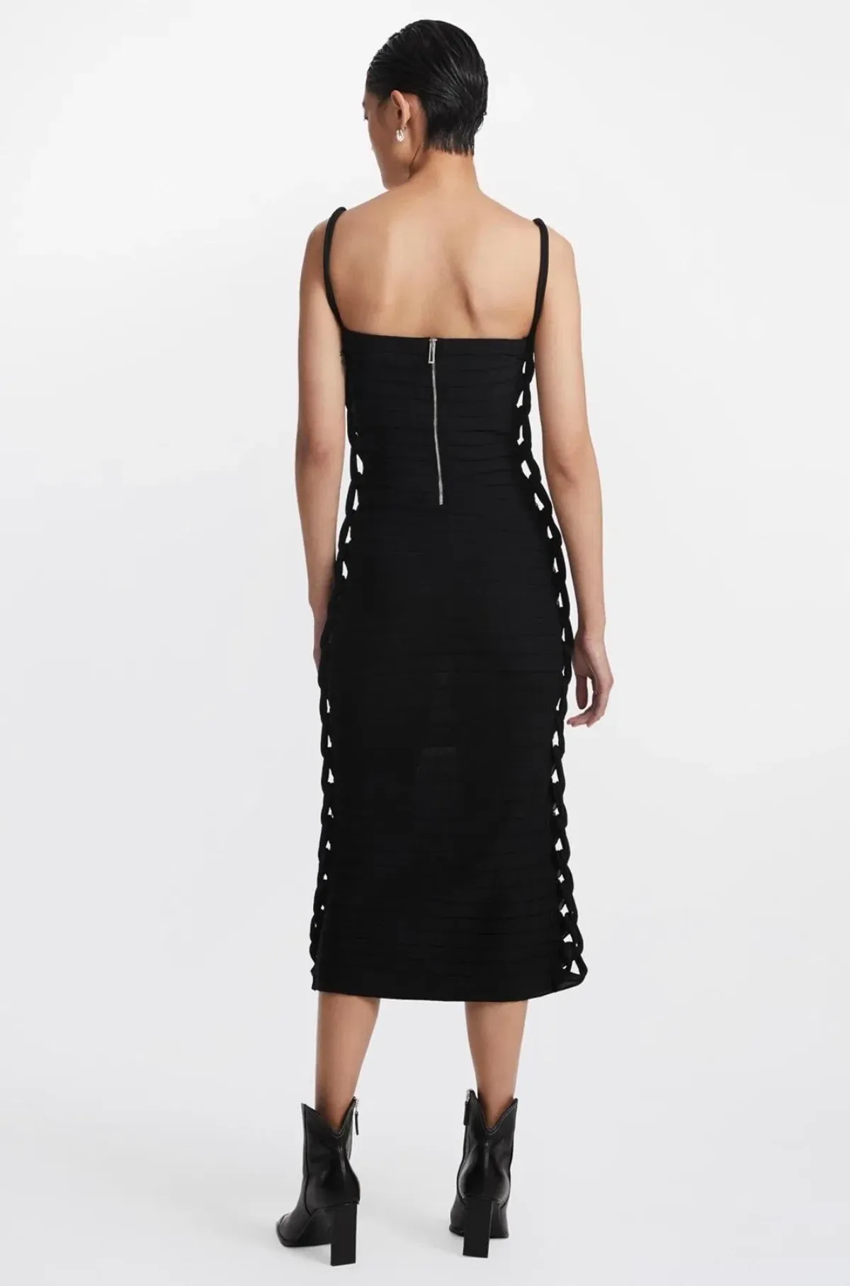 Dion Lee Mirror Braid Strap Dress - Image 3