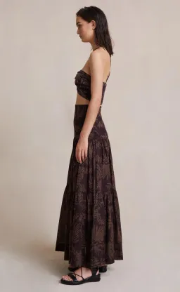 Bec & Bridge Desert Palm Top and Maxi Skirt Set Print Size 8 for rent on The Volte - image 2