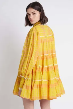 Aje Wilderness Smock Dress Print Size 6 for rent on The Volte - image 3