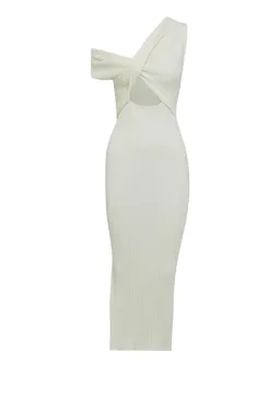 Anna Quan Zanita Midi Dress Cream Size 8 for rent on The Volte - image 3
