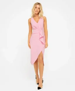 Sheike Pastel Pink Dress for rent on The Volte - image 1