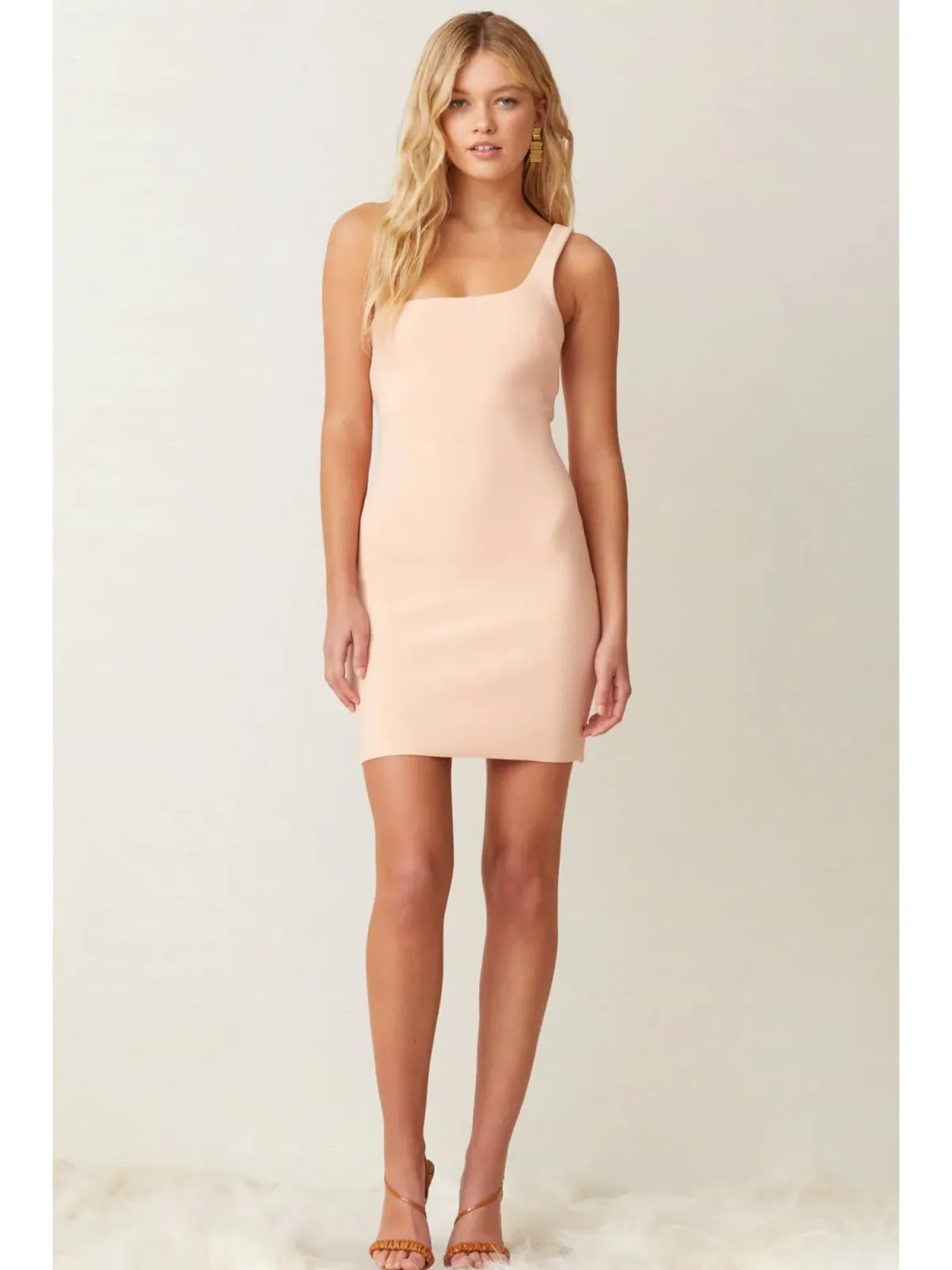 Bec & Bridge Ruby Mini Dress Peach Size AU 6 - Image 1