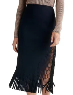 Dion Lee Triangle Perf Skirt Black Size 12 for rent on The Volte - image 1