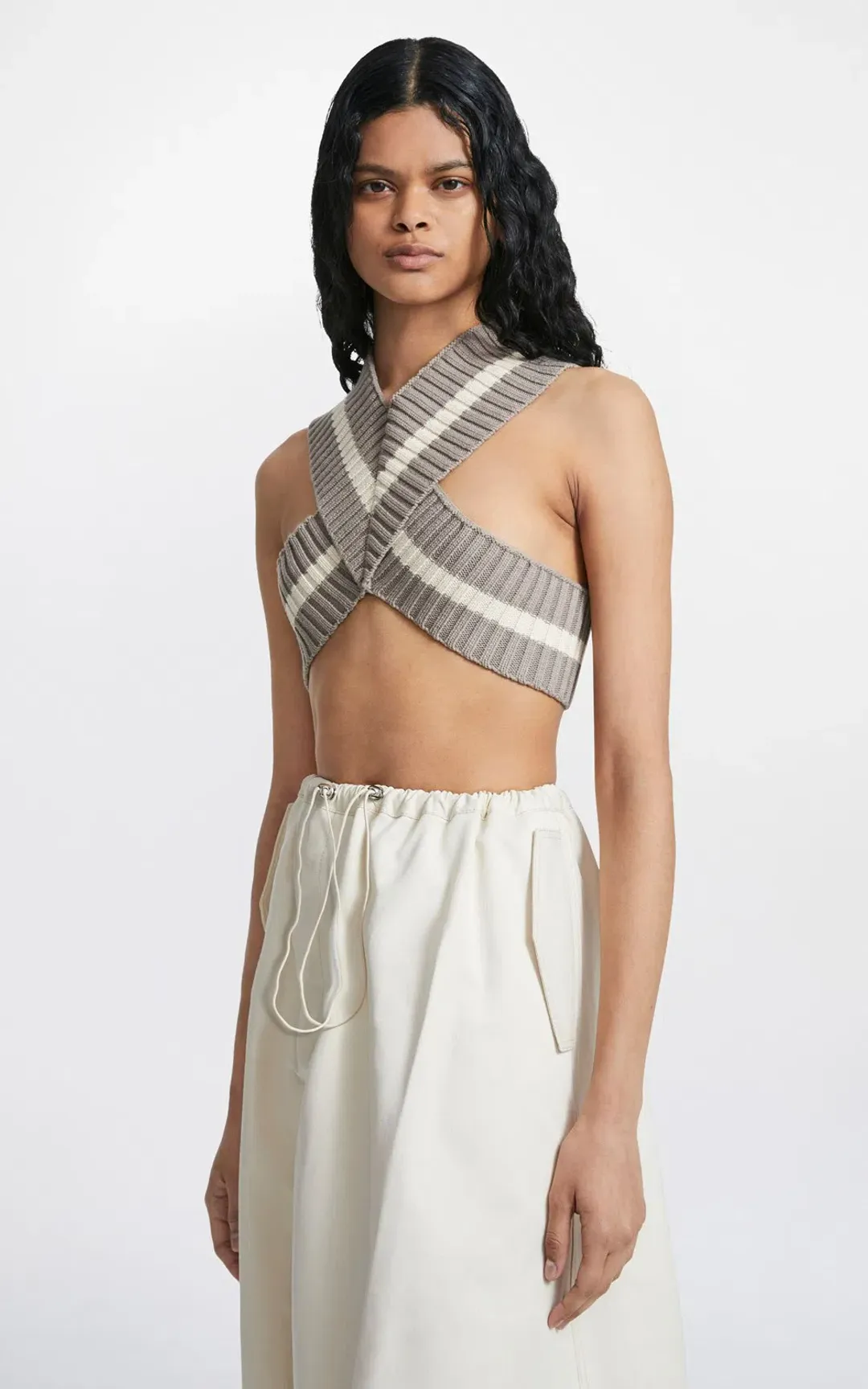 Dion Lee Parachute Skirt White Size 6 for rent on The Volte - main image