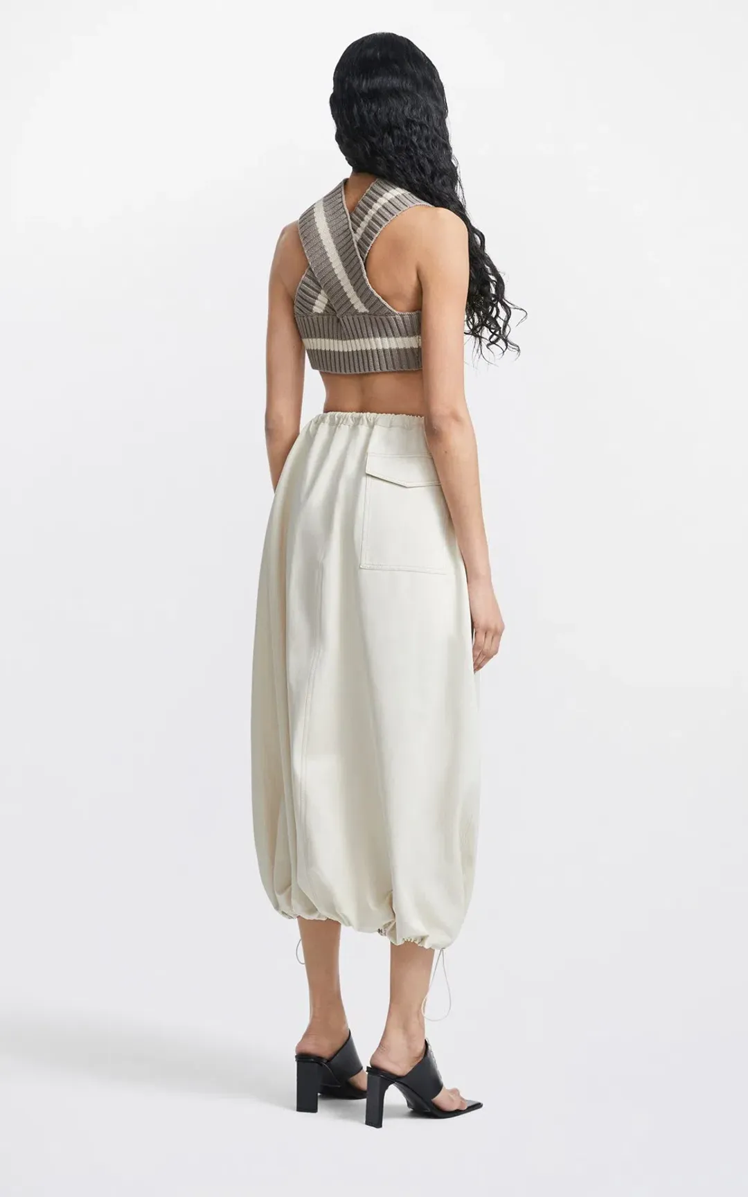 Dion Lee Parachute Skirt White Size 6 for rent on The Volte - main image