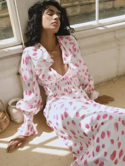 Significant Other Penny Skirt and Coco Top Set in Rose Petal Print Size 6 for rent on The Volte - image 4