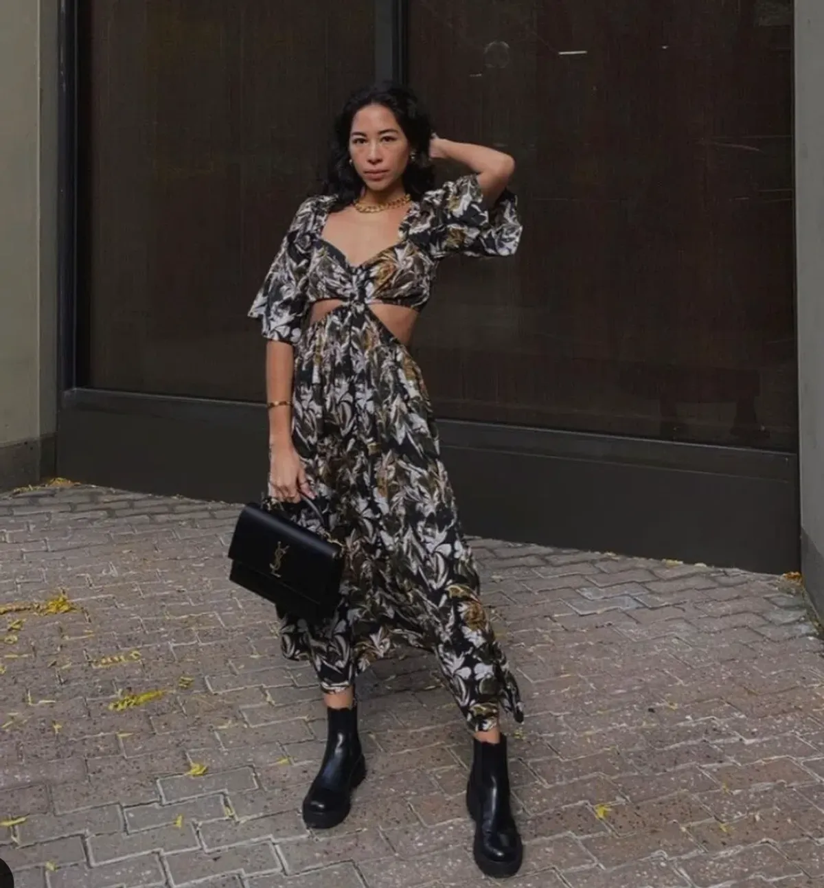 Kinga Csilla Rec Club Marble Lizzie Dress Print Size 6 - Image 5