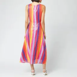 Olivia Rubin Thea Dress Rainbow Stripe Size 10 for rent on The Volte - image 2