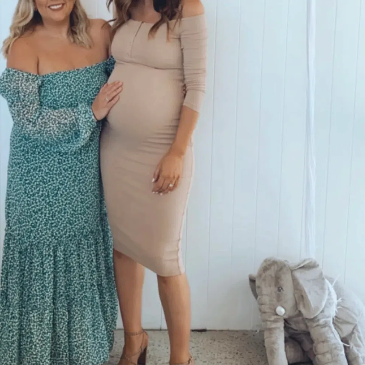 Kookai Off Shoulder Dress Brown Size 8 - Image 2