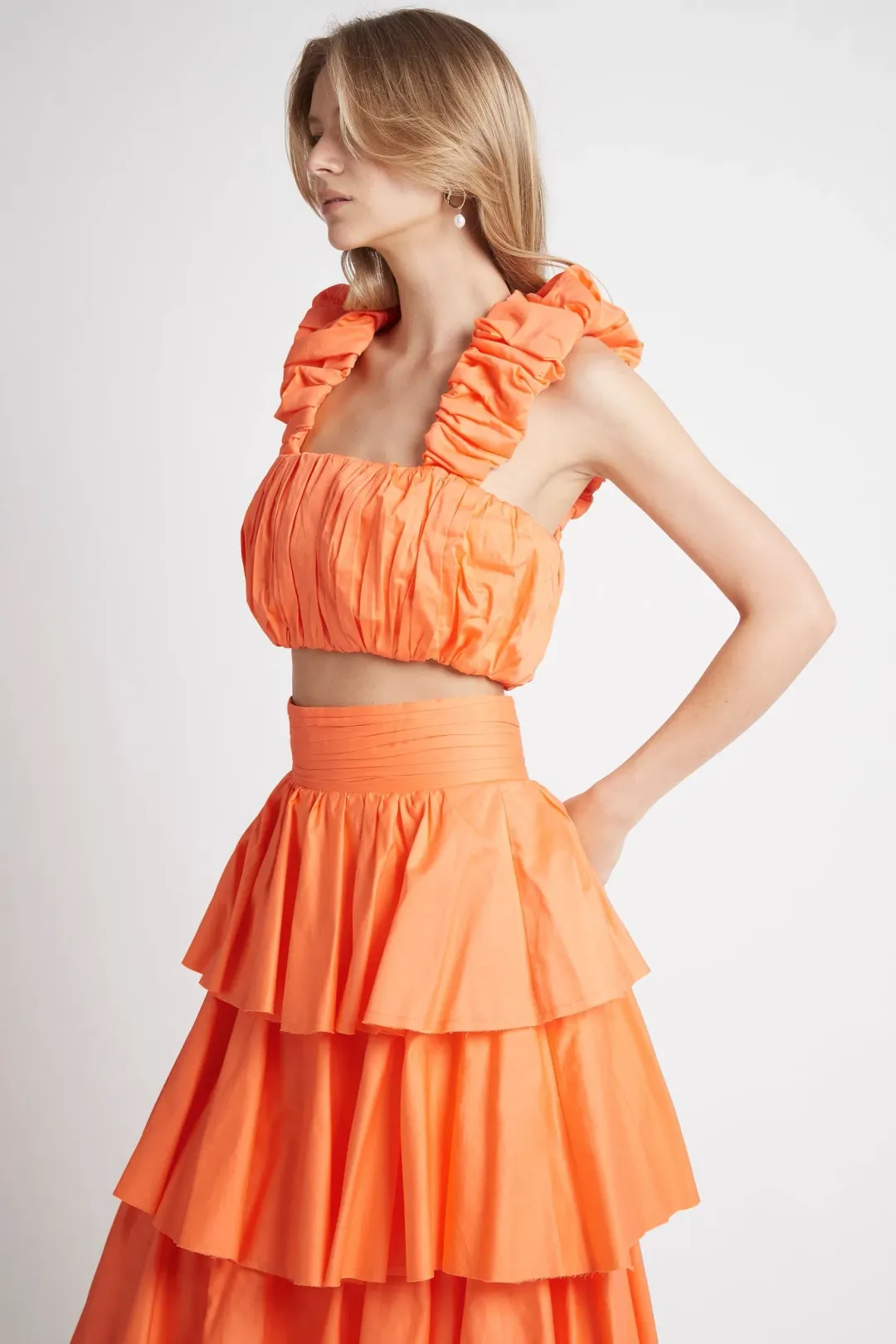 Aje Medina Set Orange Size 6 for rent on The Volte - main image