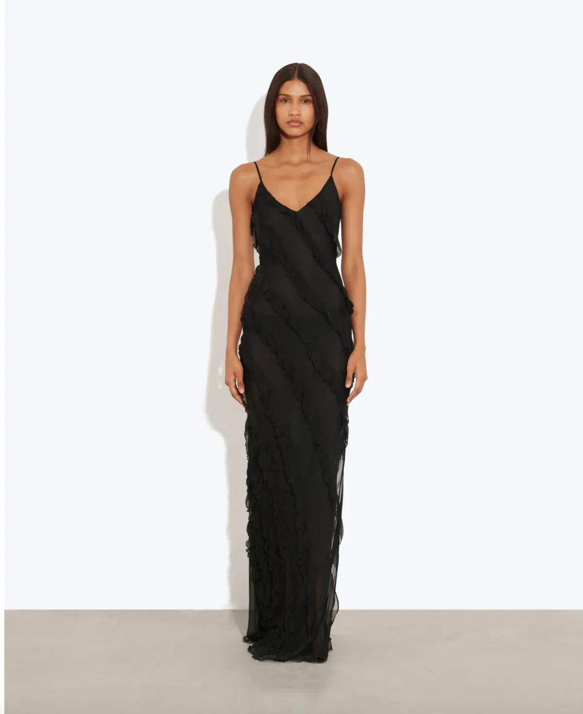 Rat & Boa Selena Maxi Dress Black Size M (best fit Au10) #1 - Image 1