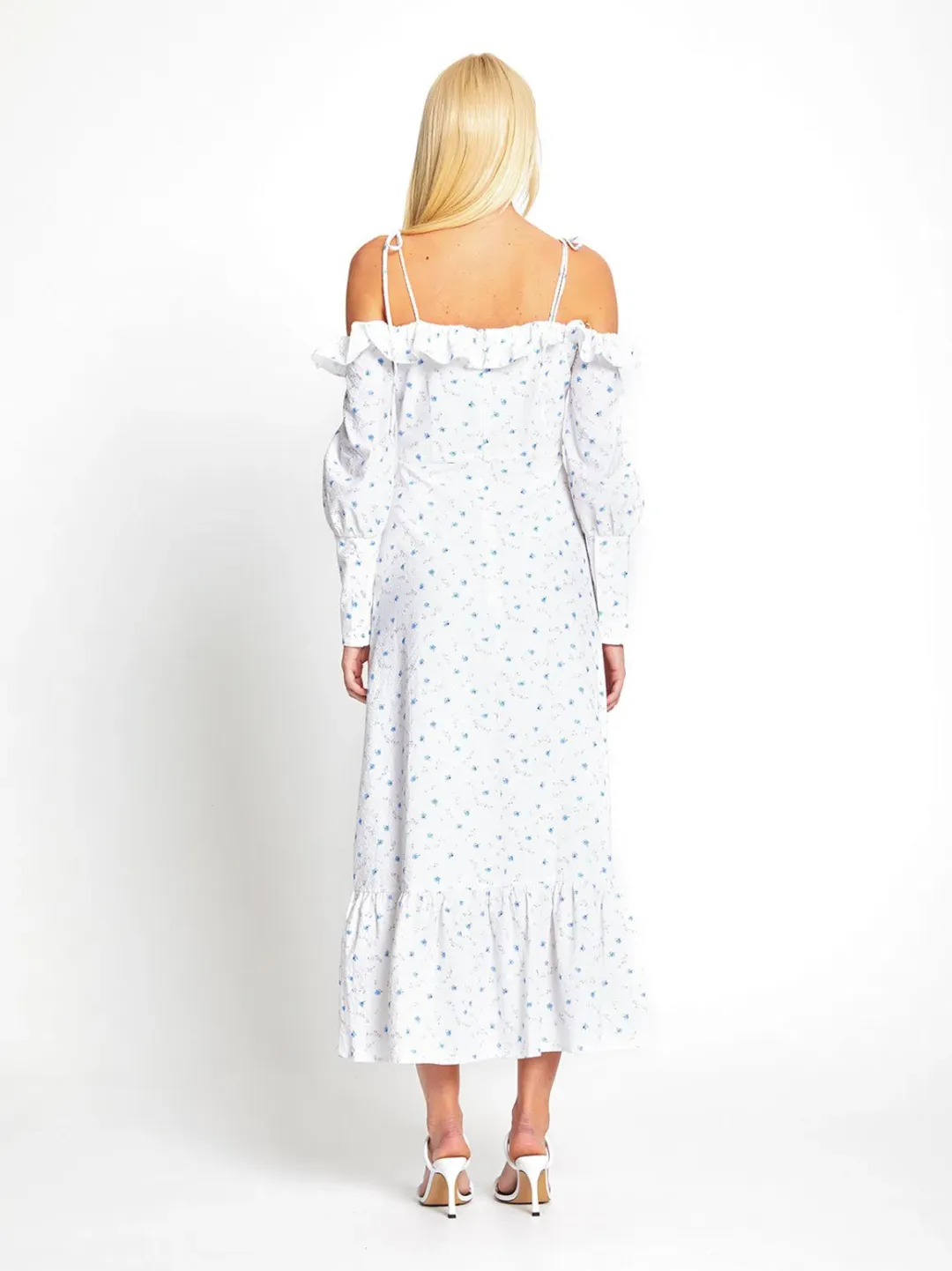 Alice McCall Limonata Midi Dress Porcelain Size 14 for rent on The Volte - main image