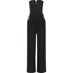 Sass and Bide All About The Bass Silk Jumpsuit Black Size 8 for rent on The Volte - image 2