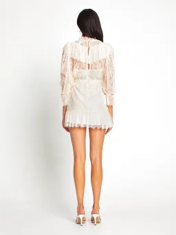 Alice McCall Love My Way Mini Dress Cream Size AU 8 for rent on The Volte - image 4