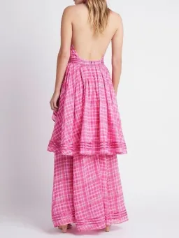 Aje Bungalow Sienna Dress Pink Size 12 for rent on The Volte - image 3