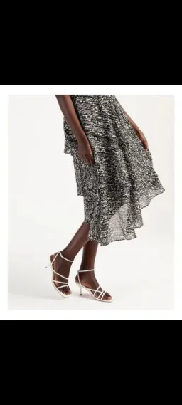 Wayne Cooper Tiered Frill Midi Ggt Dress Droplets Print for rent on The Volte - image 6