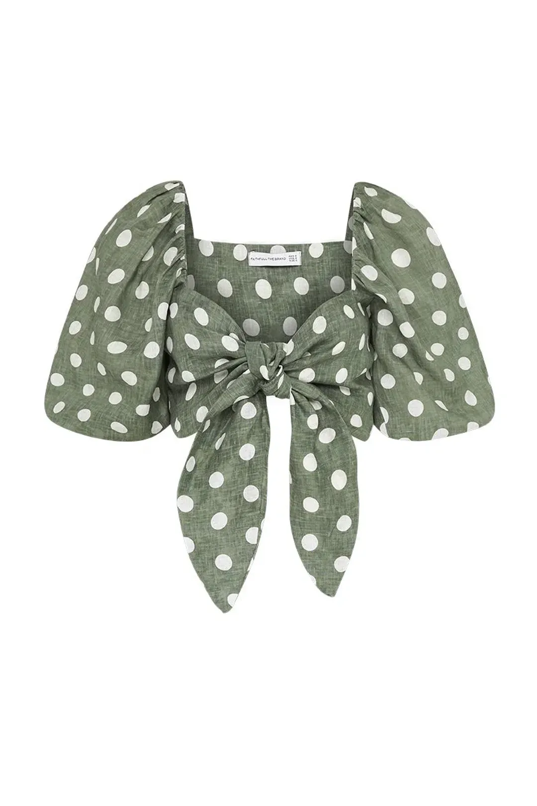 Faithful The Brand Idrisy Top and Devon Midi Skirt Set - Emelda Dot Print for rent on The Volte - main image