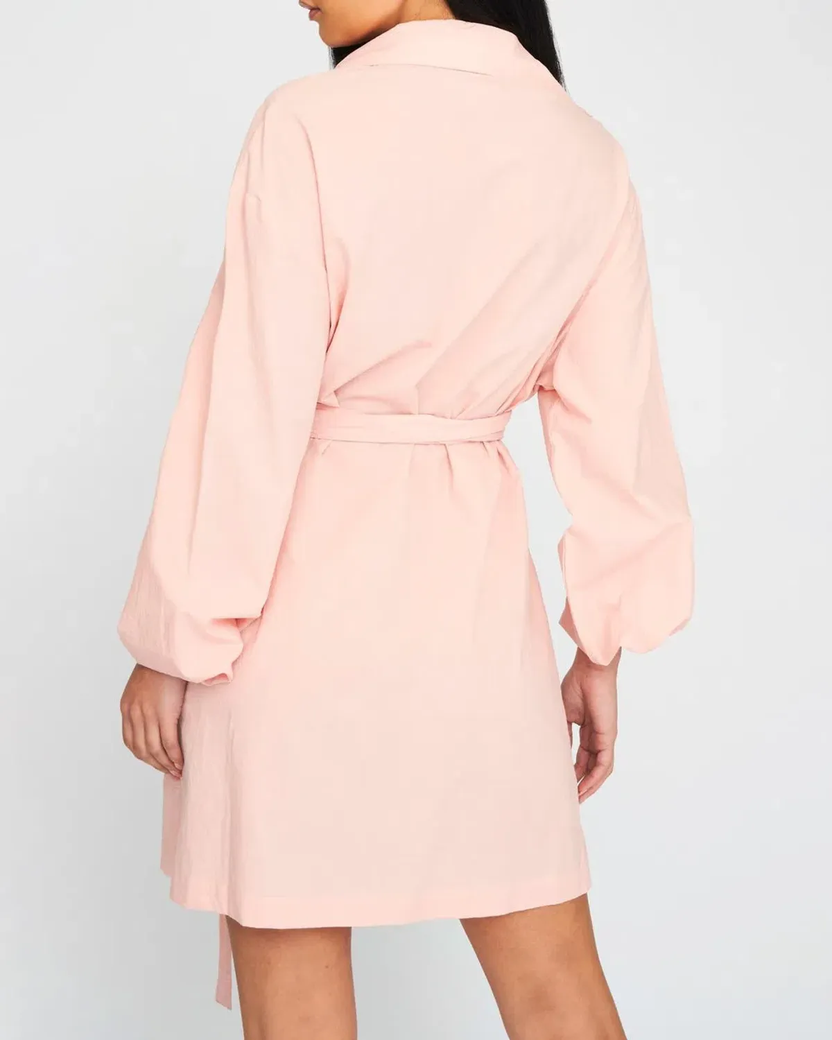 By Johnny Naomi Cotton Wrap Dress Pink Size 6 - Image 3