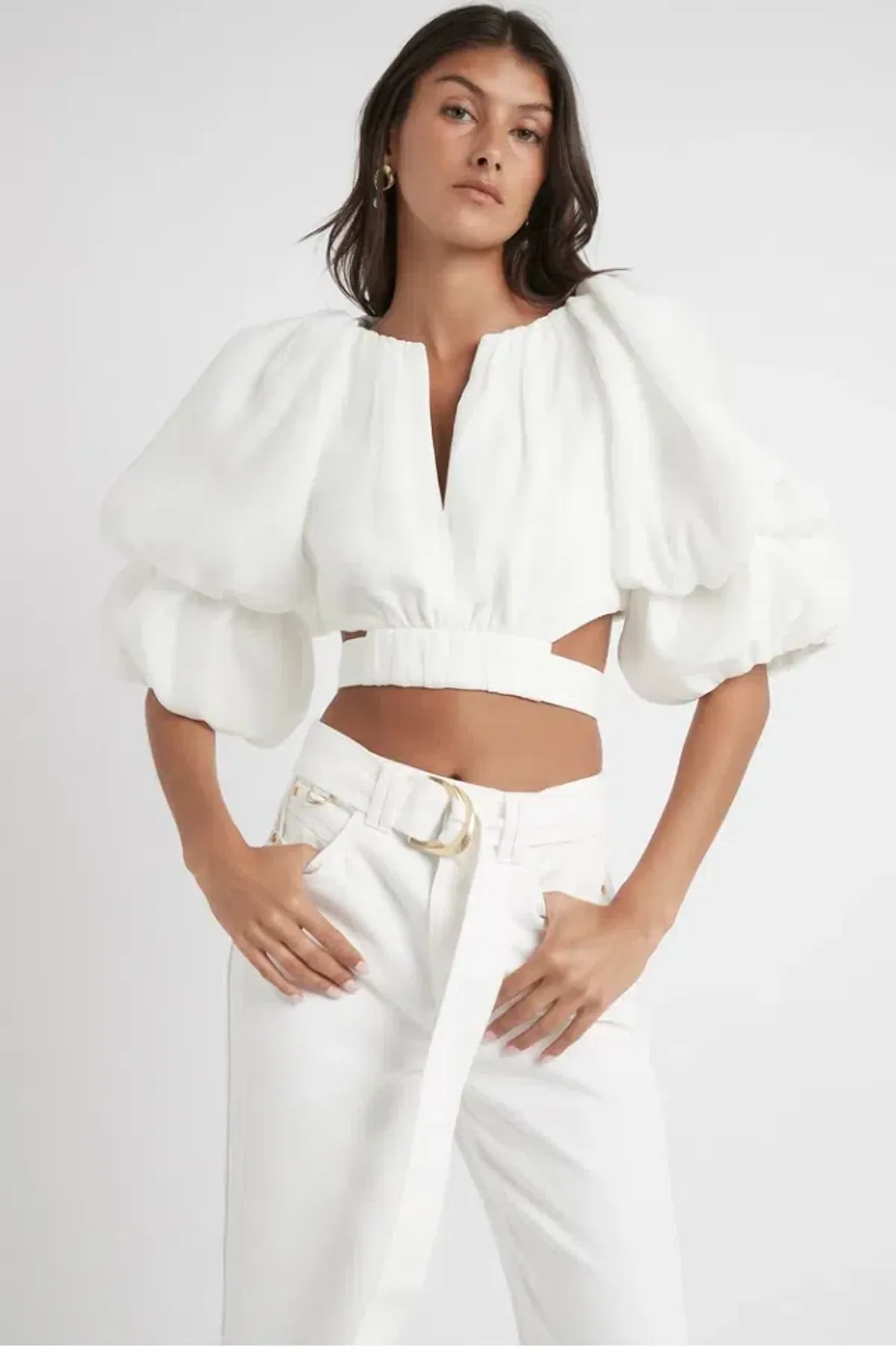 Aje Impression Top White Size 8 - Image 1