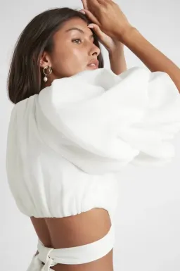 Aje Impression Top White Size 8 for rent on The Volte - image 3