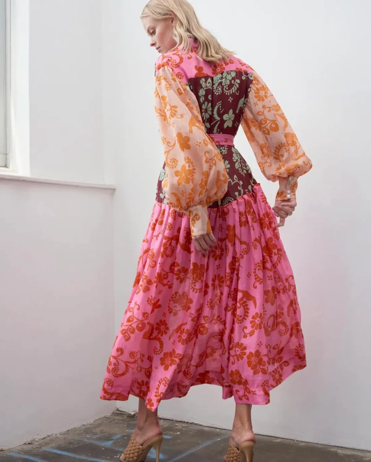 Alemais Luis Dress Print Size 6 - Image 4