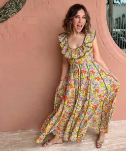 Alemais - Cabana Print - Midi Dress - Size 14 for rent on The Volte - image 1