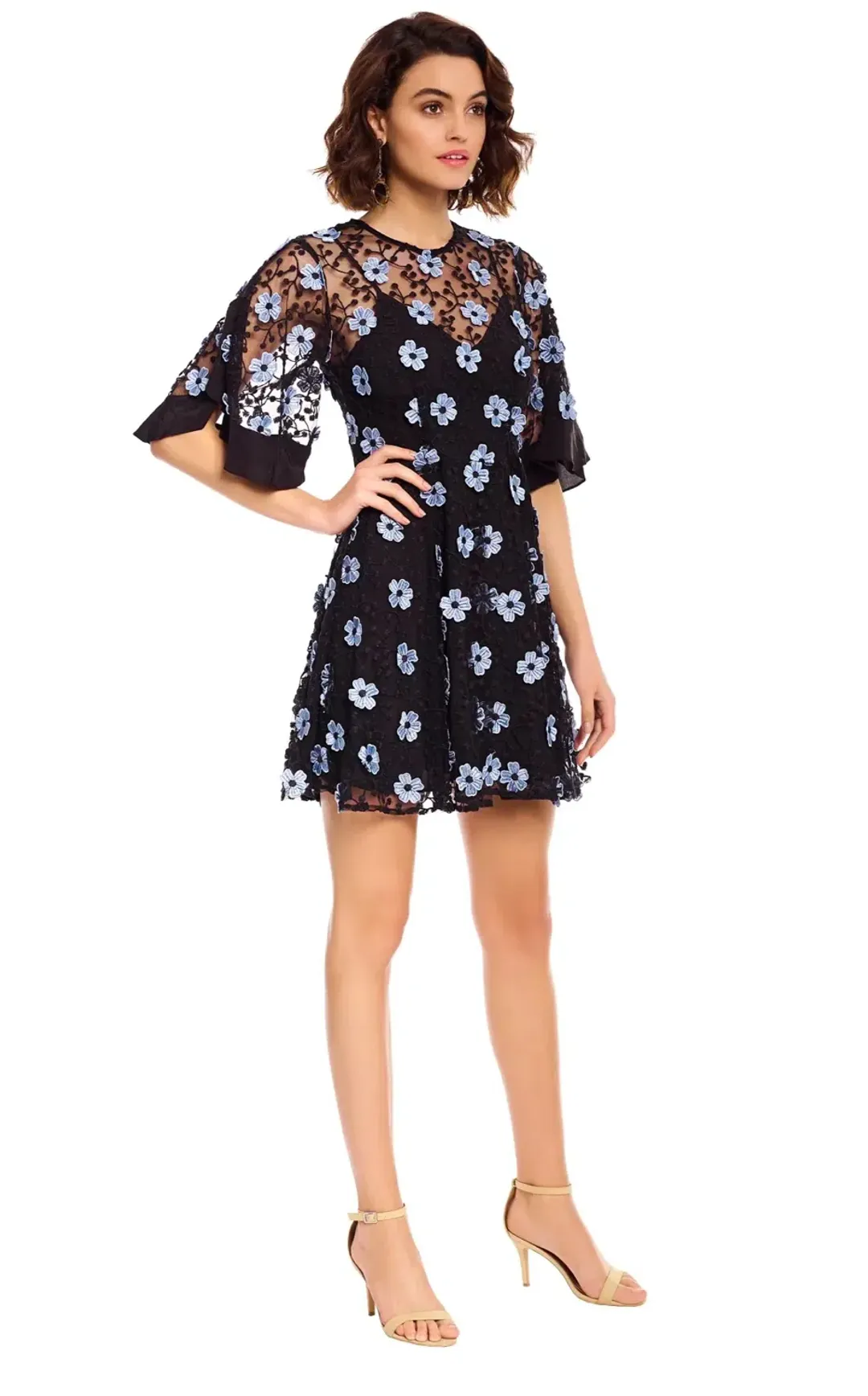 Talulah Crave You Mini Dress Print Size 8 for rent on The Volte - main image