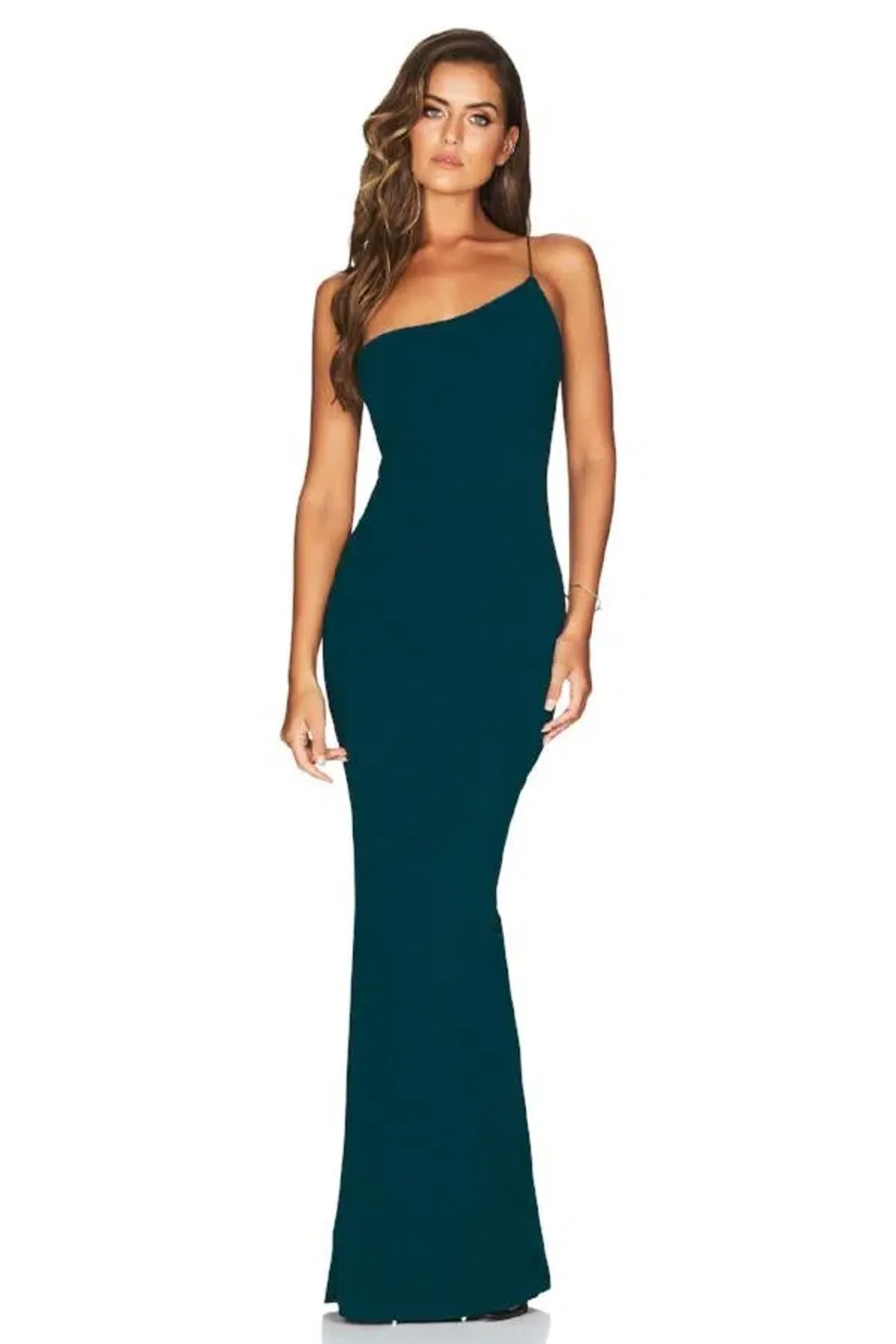 Nookie Penelope Gown Teal Green Size 6 - Image 5