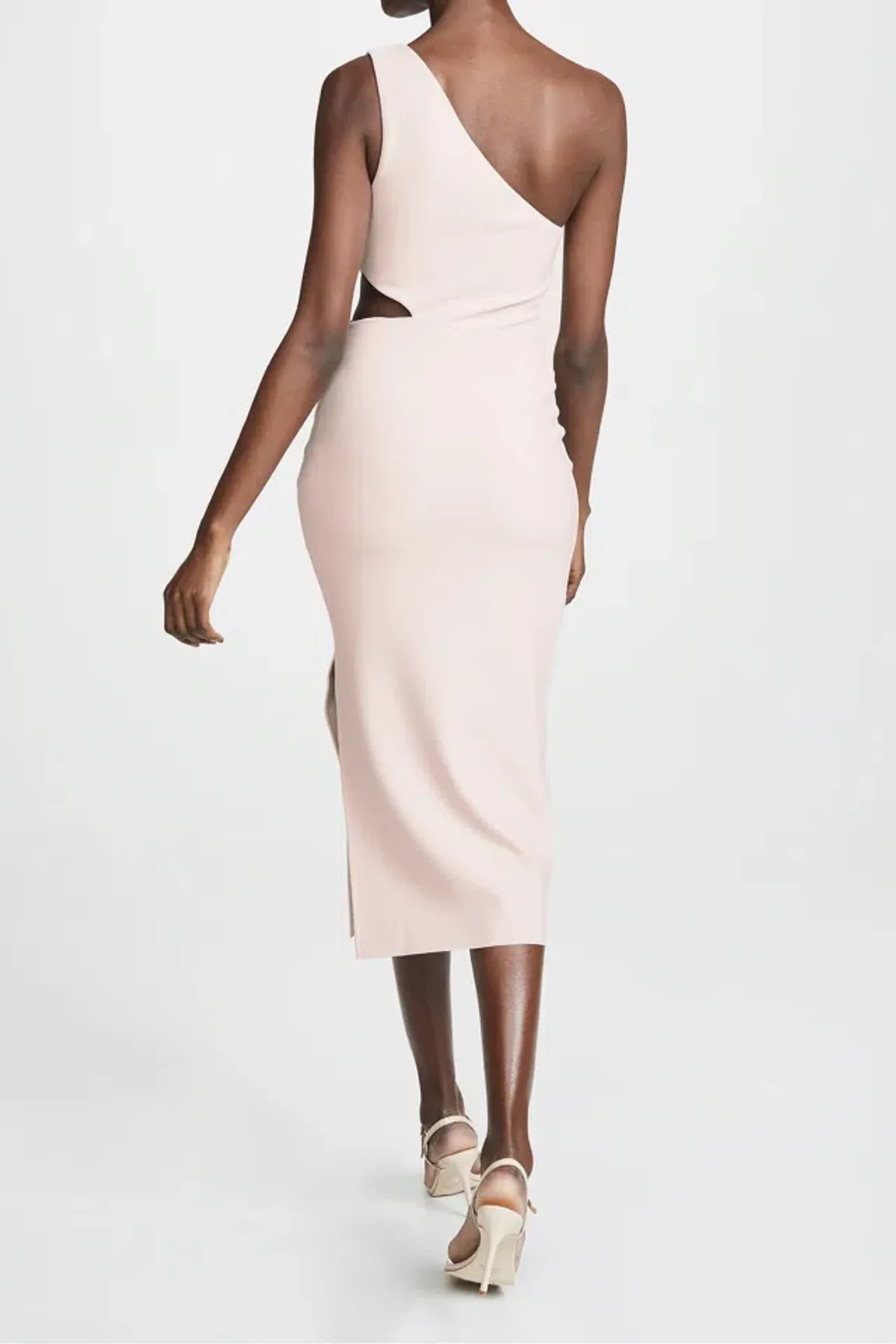 Bec and Bridge Alessandra Assym Dress in Nude Size 8 - Image 3