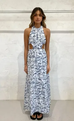 Sir the Label Dimitri Open Back Dress Print Size 6 for rent on The Volte - image 4