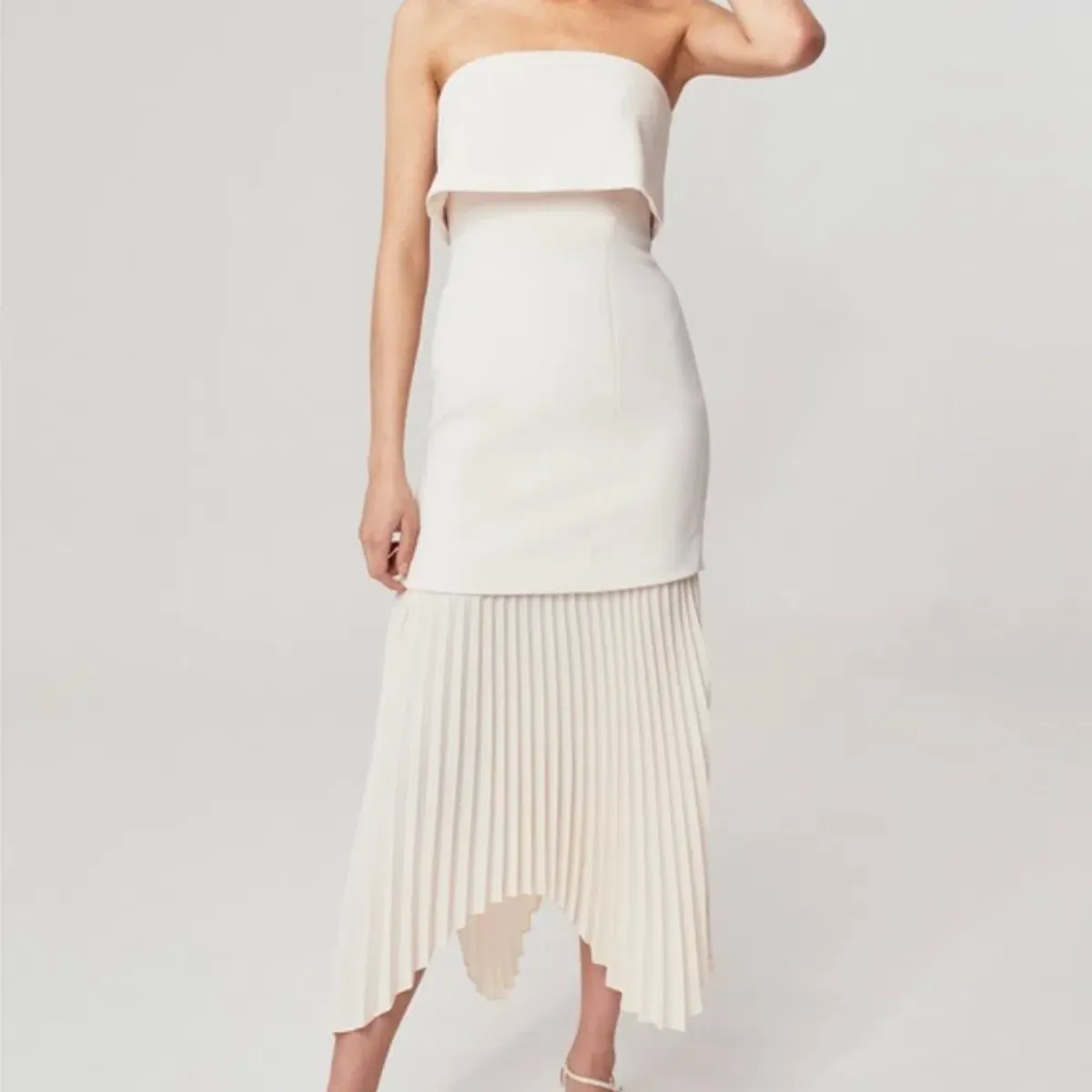 C/MEO Collective Take Seriously Dress White Size 8 - Image 1